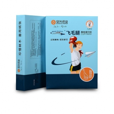 飞毛腿 A4 80G 复印纸 500张/包 5包/箱