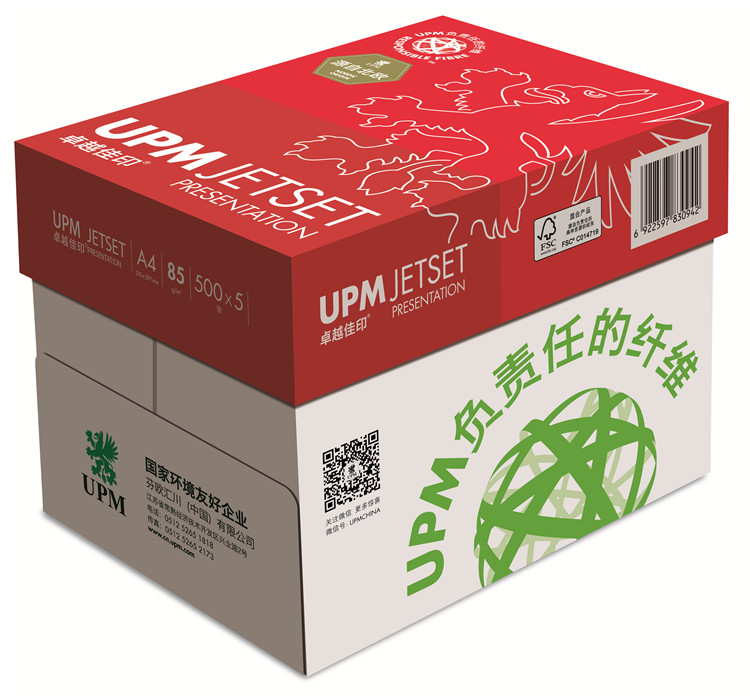 卓越佳印 A4 85g 复印纸 500张/包 5包/箱  单位：箱